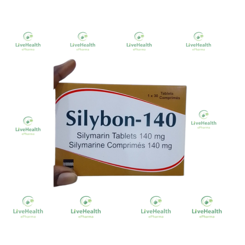 https://livehealthepharma.com/images/products/1726296516Silybon-140 (Silymarin Tablets 140mg).png